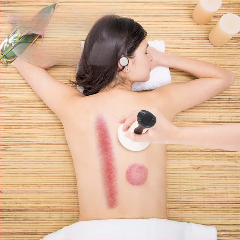 Elektriskā siltumenerģijas meridiānu birste mājas lietošanai, daudzfunkcionāla ierīce kuponēšanai un skrāpēšanai, uzlādējama, 36–40°C temperatūra, nepārtraukti maināms ātrums, modelis Bb-005, ABS