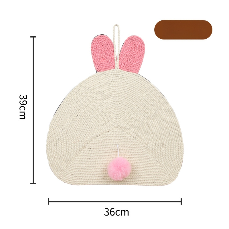 Sisal kaķu skrāpētājs sienai – mīls stils, izturīgs pret nolietojumu, ietaupa telpu, kaķu rotaļlieta