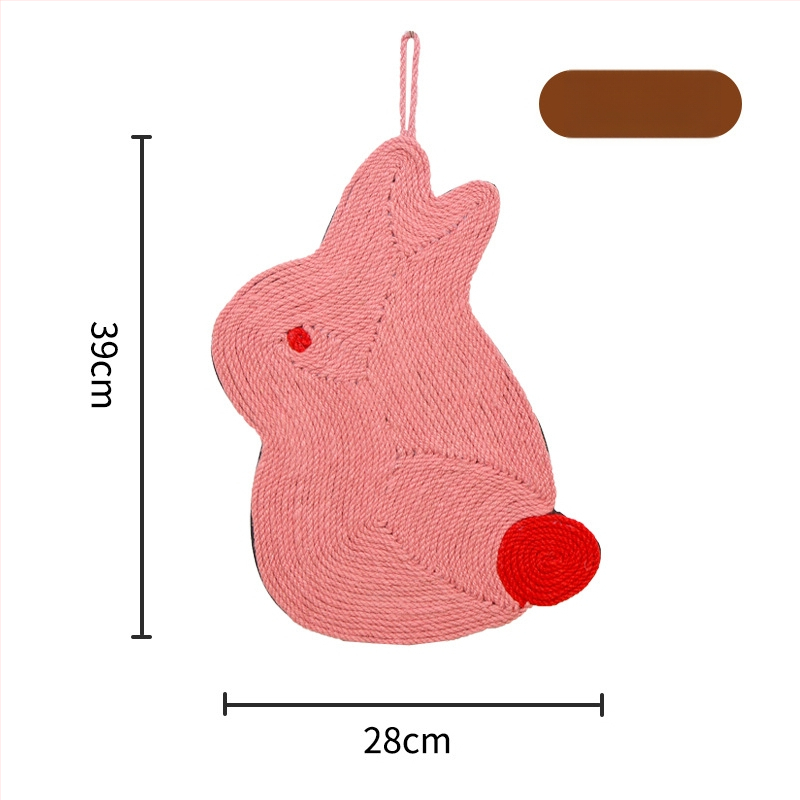Sisal kaķu skrāpētājs sienai – mīls stils, izturīgs pret nolietojumu, ietaupa telpu, kaķu rotaļlieta