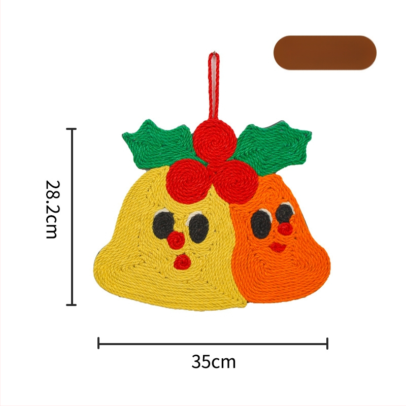 Sisal kaķu skrāpētājs sienai – mīls stils, izturīgs pret nolietojumu, ietaupa telpu, kaķu rotaļlieta
