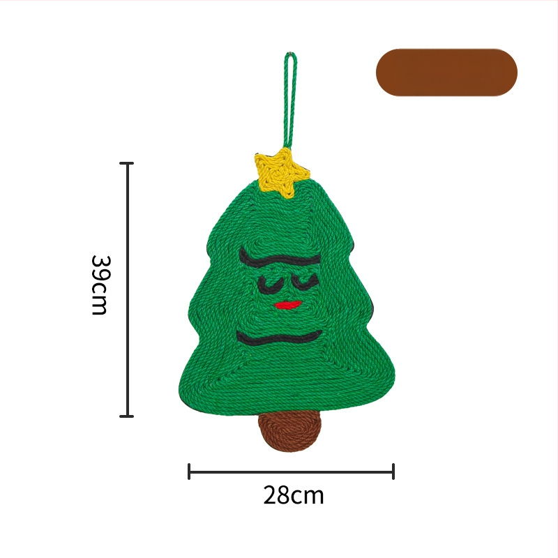 Sisal kaķu skrāpētājs sienai – mīls stils, izturīgs pret nolietojumu, ietaupa telpu, kaķu rotaļlieta