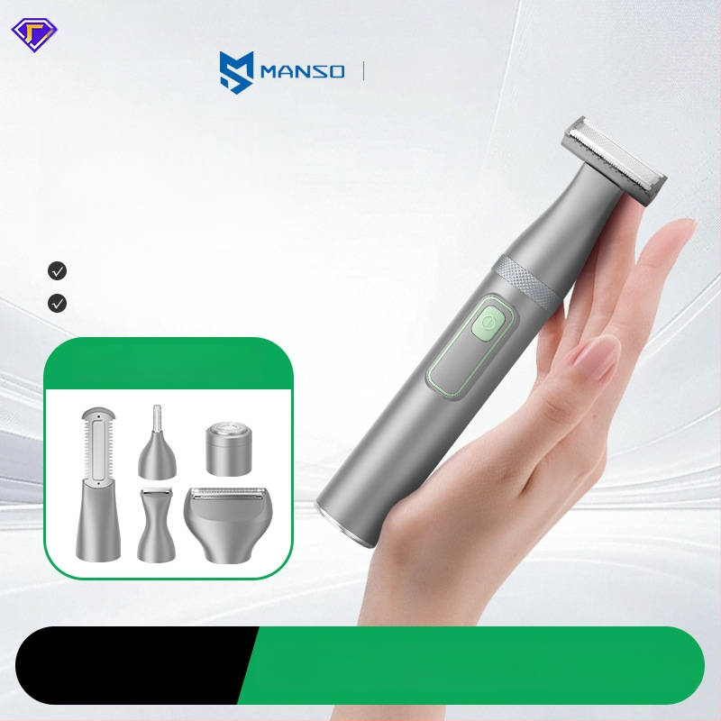 2025 uus kehahoolduse elektriline raseerija ja karvade eemaldaja, mudel MS-8300, USB toide, niiske ja kuiva kasutus, roostevabast terasest terad, ABS korpus