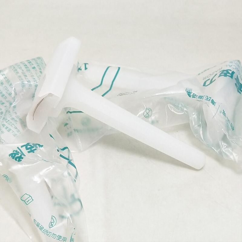 BeiShiWei Rankinis skutimosi peilis su dvipuse ašmenimis, vienkartinis medicininis pjovimo įrankis, 20 vnt./dėžutė