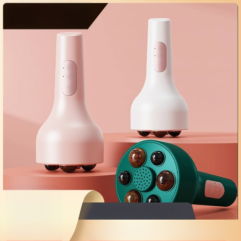 Little rabbit XYT2028 vēdera masieris ar karstās kompresijas un pulsmasāžas funkcijām, ar bateriju, vadība ar pogu