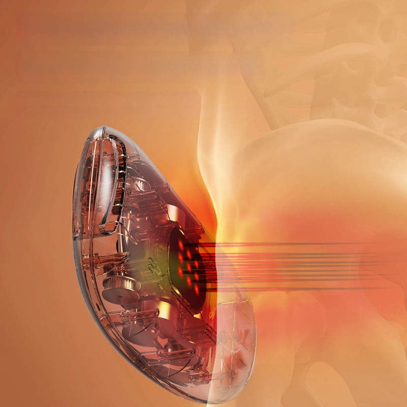 Įkraunama pilvo masažo juosta, iki 4 masažo galvučių, masažas vibracijomis ir šilto kompreso, mechaninis valdymas, nuolatos kintama pavarų dėžė