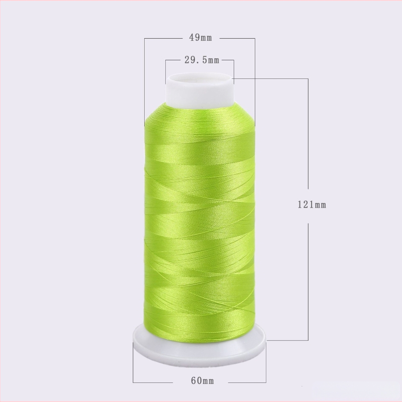 Siuvinėjimo siūlai 120D/2, poliesteris, OEKO-TEX sertifikatas, skirtos skaitmeninėms siuvimo mašinoms