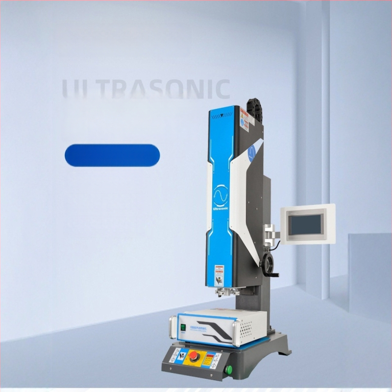 Servo valdomas ultragarso plastmasos sujungimo įrenginys, 15/20 kHz, 220V, elektrinė pavara, elektrinis valdymas ir garso bangų vibracija.