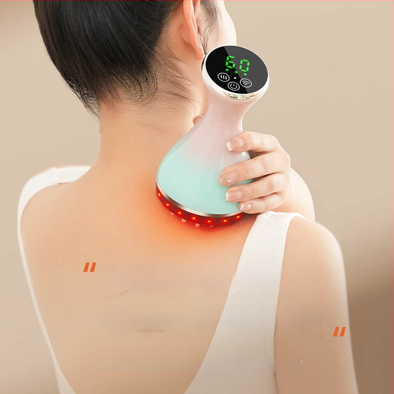 Daudzfunkcionāla moxibustijas, kupēšanas un gua sha iekārta ar mikroelektrisko impulsu, USB barošana, 3 režīmi, modelis DM-805, 2000 mAh akumulators, CE sertifikāts