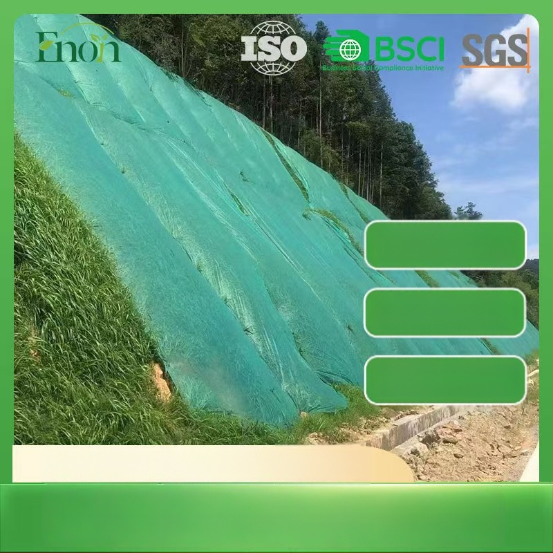 Netkotos žemės dangos šlaitams, kvėpuojanti ir dulkių atspari, spunbond audinys, GSM pagal pageidavimą