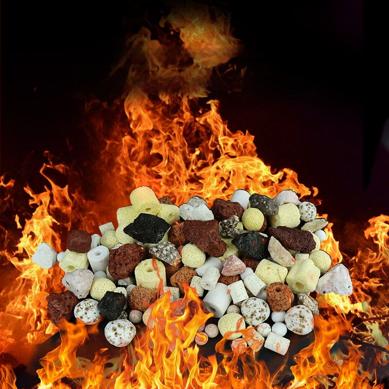 Akvariumo filtravimo medžiaga – tuščios kvarcinės nano sferos nitrifikacijos bakterijų auginimui, keramikinė medžiaga, 1000 g