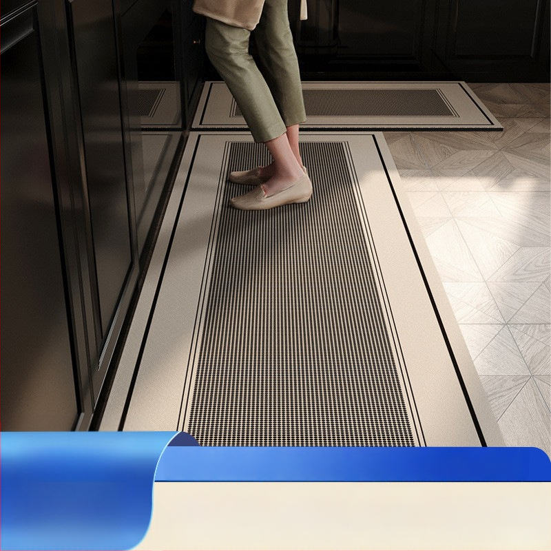 Virtuvės grindų kilimėlis, neslidus, aliejui atsparus, sugeriantis, PVC medžiaga