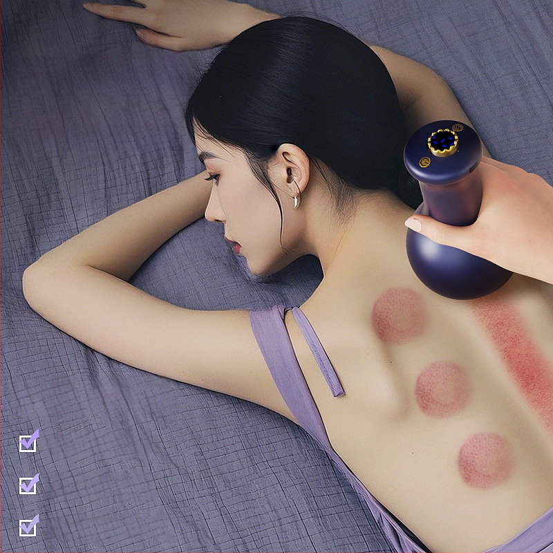 USB-toega elektriline kupping- ja gua sha seade kogu kehal, meridiaan massaaži tööriist, mudel 001, kaal 211 g