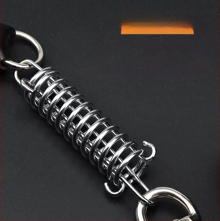 Karvės odos šunų pavadėlis vidutinio ir didelio dydžio šunims, tinkamas Auksiniam retriveriui ir Vokiečių aviganiui