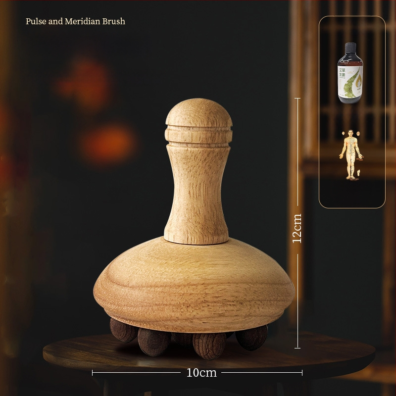 Meridiaaniharja kõhtu masseerimiseks – Kõhu masseerija, jalgade kõõluste massaaži tööriist, impulsi puhastus seade (Bränd: Zhebao; Spetsifikatsioonid: Regular; Kaal: 200 g; Kast: 100 tk)