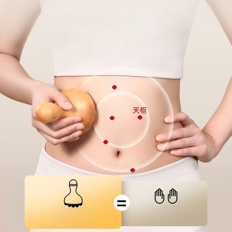 Meridiaaniharja kõhtu masseerimiseks – Kõhu masseerija, jalgade kõõluste massaaži tööriist, impulsi puhastus seade (Bränd: Zhebao; Spetsifikatsioonid: Regular; Kaal: 200 g; Kast: 100 tk)