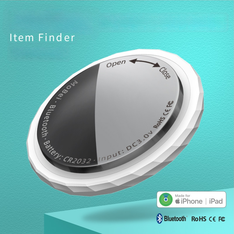 Mb-P18 Bluetooth tracker ir pasaulinis lokatorius skirtas iOS, baterijos veikimo laikas 1 metų, svoris 9 g