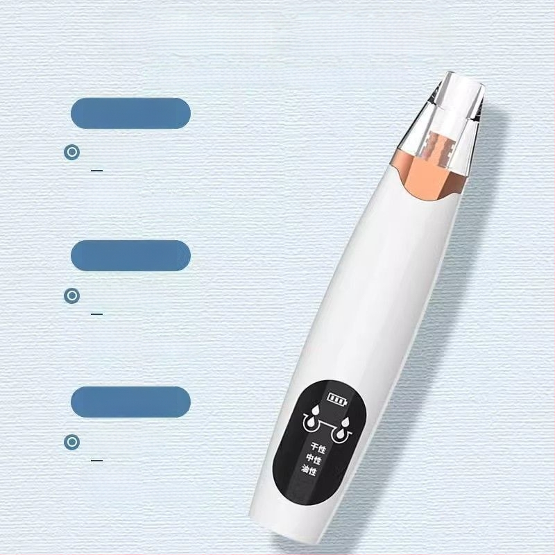 Juodųjų dėmių siurbimo įrenginys — elektrinis, namų naudojimui, stiprus siurbimas, modelis 5678, 3 greičiai, odai saugu