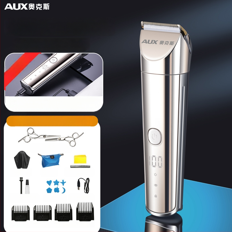 Elektrinė plaukų kirpimo mašinėlė – įkraunama, keraminiai peiliai, visiškai plaunama, atspari vandeniui, bendram naudojimui