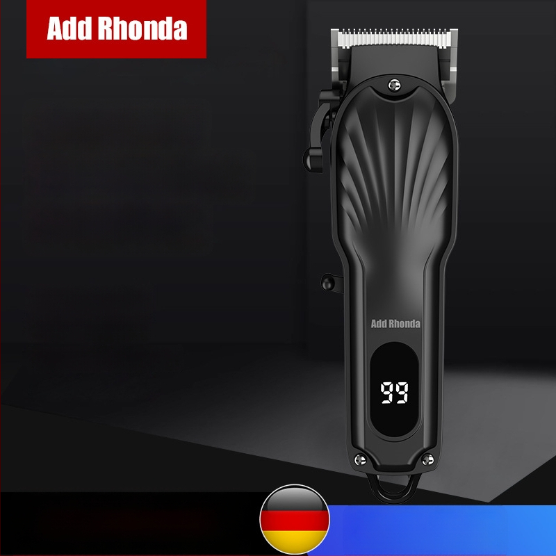 Profesionalus elektrinis plaukų kirpimo mašinė su keraminiu peiliu, be šepetėlių variklis, nuimama 1200–2000mAh baterija, nuimama plaunama pjovimo galvutė, atspari vandeniui
