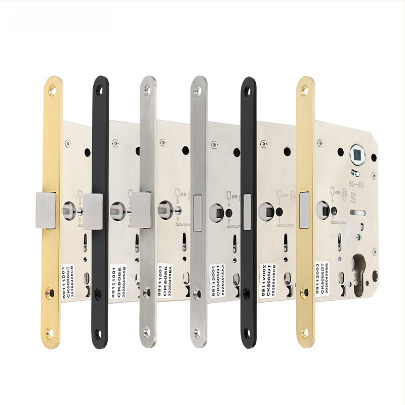 Vidinių durų mediniams durims užrakinimo korpusas, magnetinis tylus užraktas, nerūdijantis plienas, modeliai RML-39/RML-41, modernus stilius