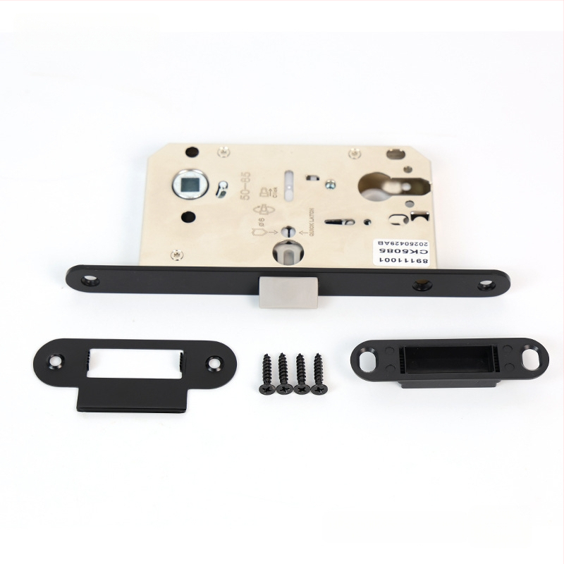 Vidinių durų mediniams durims užrakinimo korpusas, magnetinis tylus užraktas, nerūdijantis plienas, modeliai RML-39/RML-41, modernus stilius