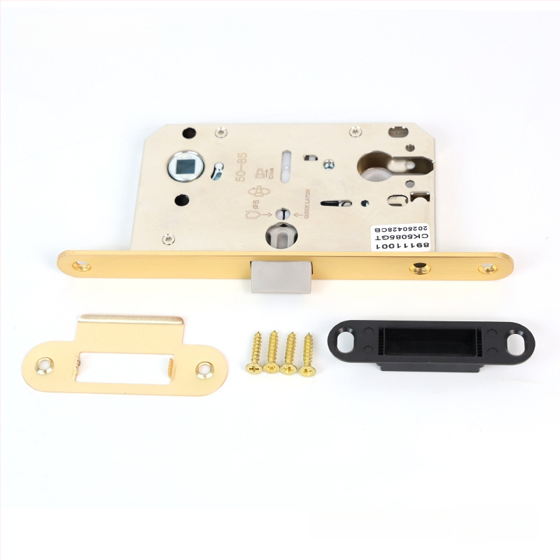 Vidinių durų mediniams durims užrakinimo korpusas, magnetinis tylus užraktas, nerūdijantis plienas, modeliai RML-39/RML-41, modernus stilius