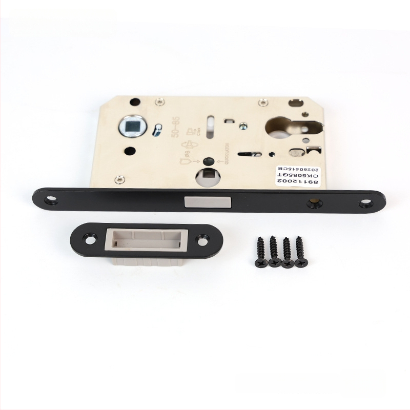 Vidinių durų mediniams durims užrakinimo korpusas, magnetinis tylus užraktas, nerūdijantis plienas, modeliai RML-39/RML-41, modernus stilius