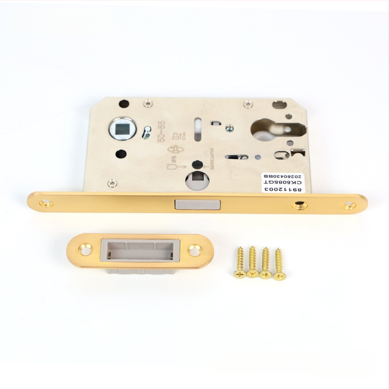 Vidinių durų mediniams durims užrakinimo korpusas, magnetinis tylus užraktas, nerūdijantis plienas, modeliai RML-39/RML-41, modernus stilius