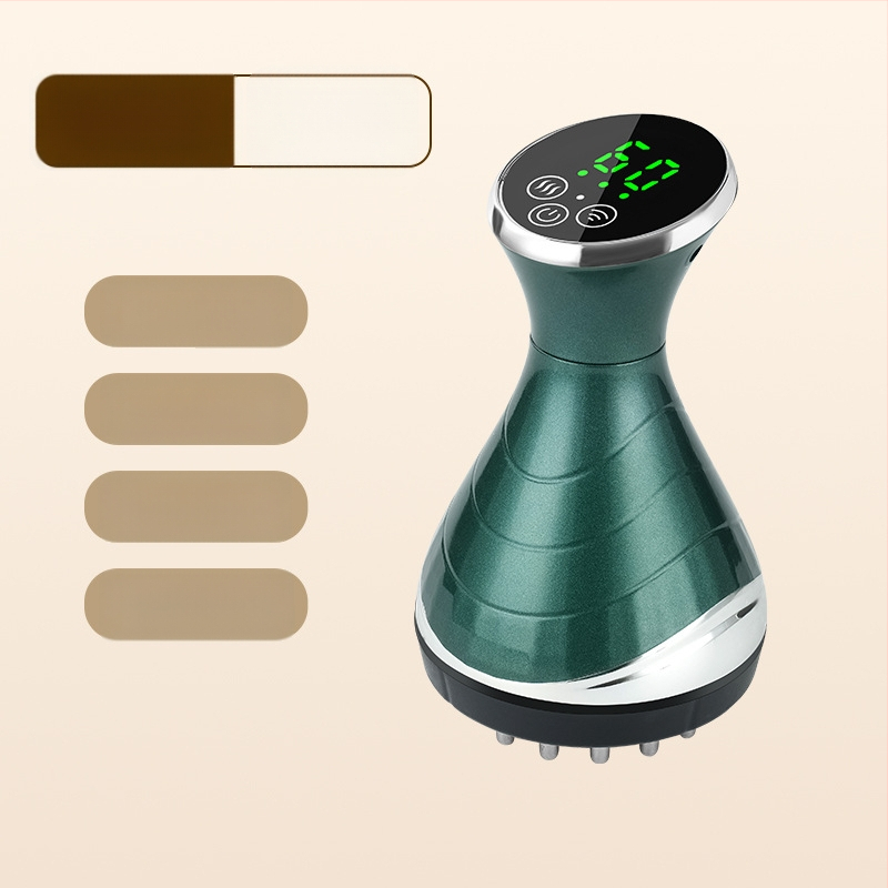 Elektriskā gua sha masāžas ierīce HH878 – 3 ātrumi, 1800mAh, ABS korpuss, temperatūra 35–65°C