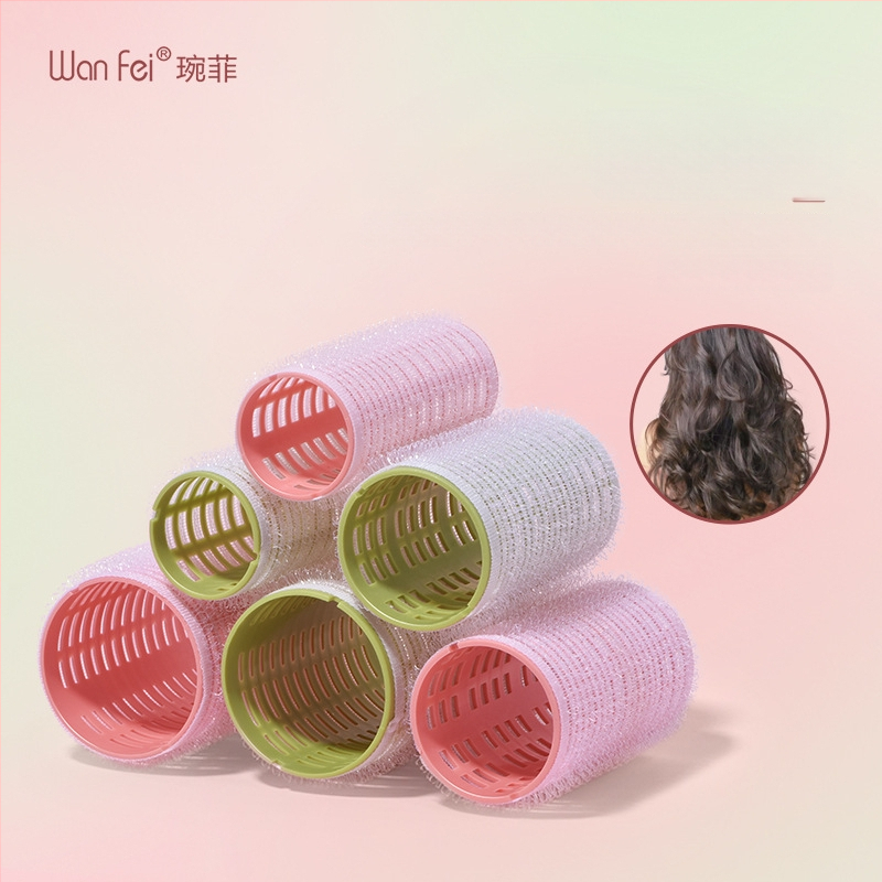 Līmējamā matu rulīte ar gaisu un apjomīgu veidošanu (Tips: Līmējamā matu rulīte; Materiāls: Nilon; Zīmols: Kawa qier; Importēts: Nē; Piemērots: ikdienas lietotāji)