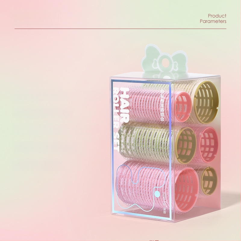 Līmējamā matu rulīte ar gaisu un apjomīgu veidošanu (Tips: Līmējamā matu rulīte; Materiāls: Nilon; Zīmols: Kawa qier; Importēts: Nē; Piemērots: ikdienas lietotāji)