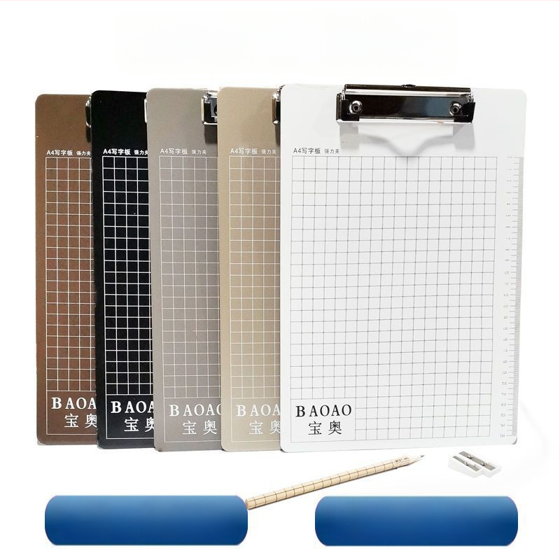 Liels nerūsējošā tērauda dokumentu klips – metāla konstrukcija, rēķinu turētājs, biroja kancelejas preces