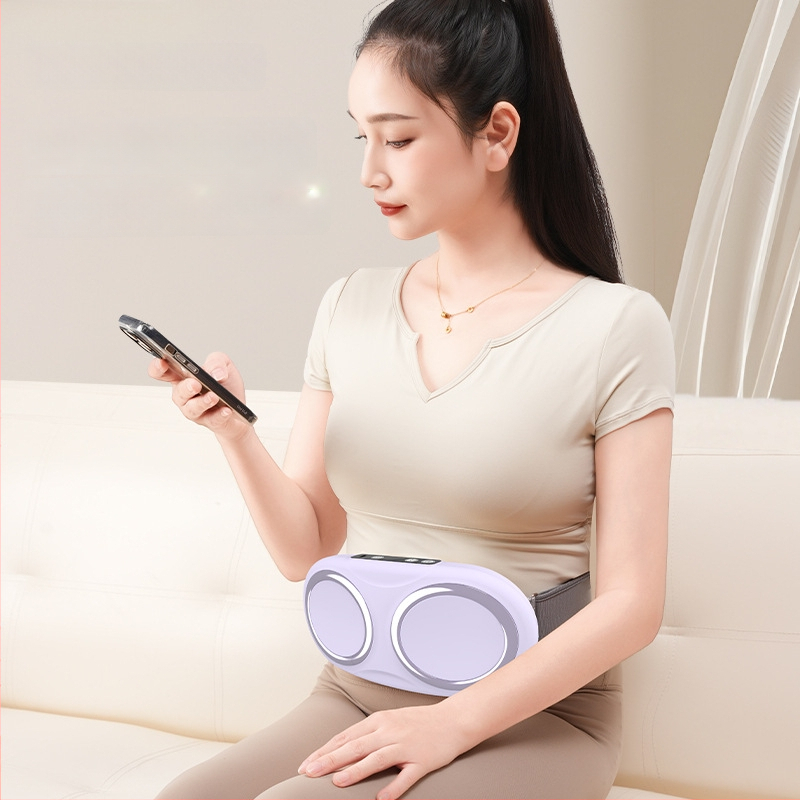 Riebalų deginimo masažuoklis su vibracija ir karštu spaudimu, USB maitinimas, kompiuterio tipo valdymas, iki 4 masažo galvučių, nuolatinis kintamų pavarų valdymas