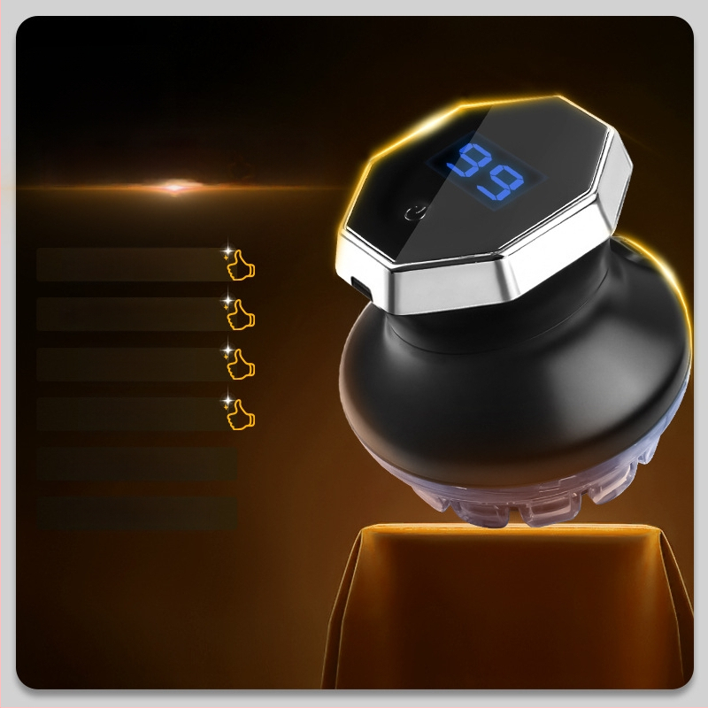 Namų UFO stiliaus automatinis savarankiškas galvos plaukų kirpimo įrankis, vyriškas daugiafunkcinis savarankiškas kirpimas, įmontuota baterija 300–500 mAh, veikimo laikas 0–1 h, šepetinis variklis, nerūdijančio plieno kirpimo galvutė, žemas triukšmas