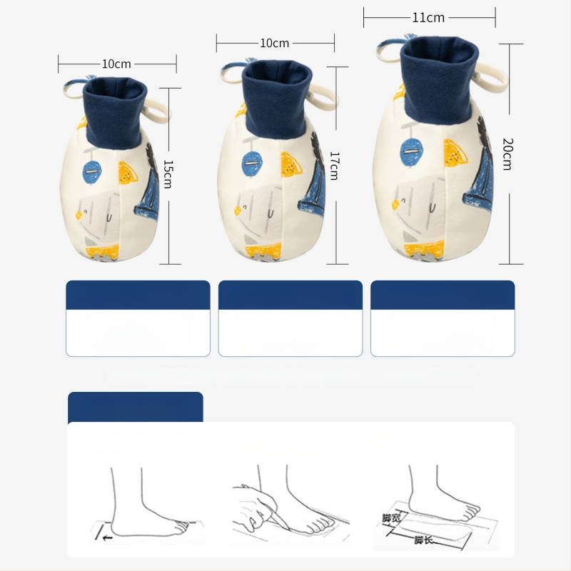 Beebide kingad puhtast puuvillast, talv 2022, multikas stiil, Muslintree/Cotton Tree kaubamärk; sobivad imikutele ja väikelastele vanuses 1–3 aastat