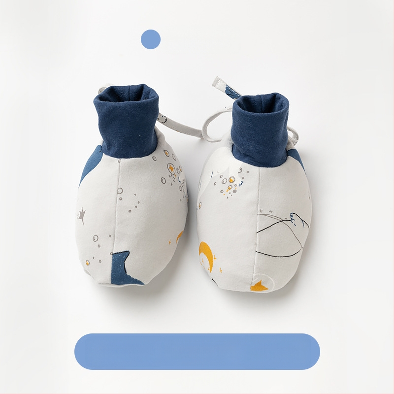 Beebide kingad puhtast puuvillast, talv 2022, multikas stiil, Muslintree/Cotton Tree kaubamärk; sobivad imikutele ja väikelastele vanuses 1–3 aastat