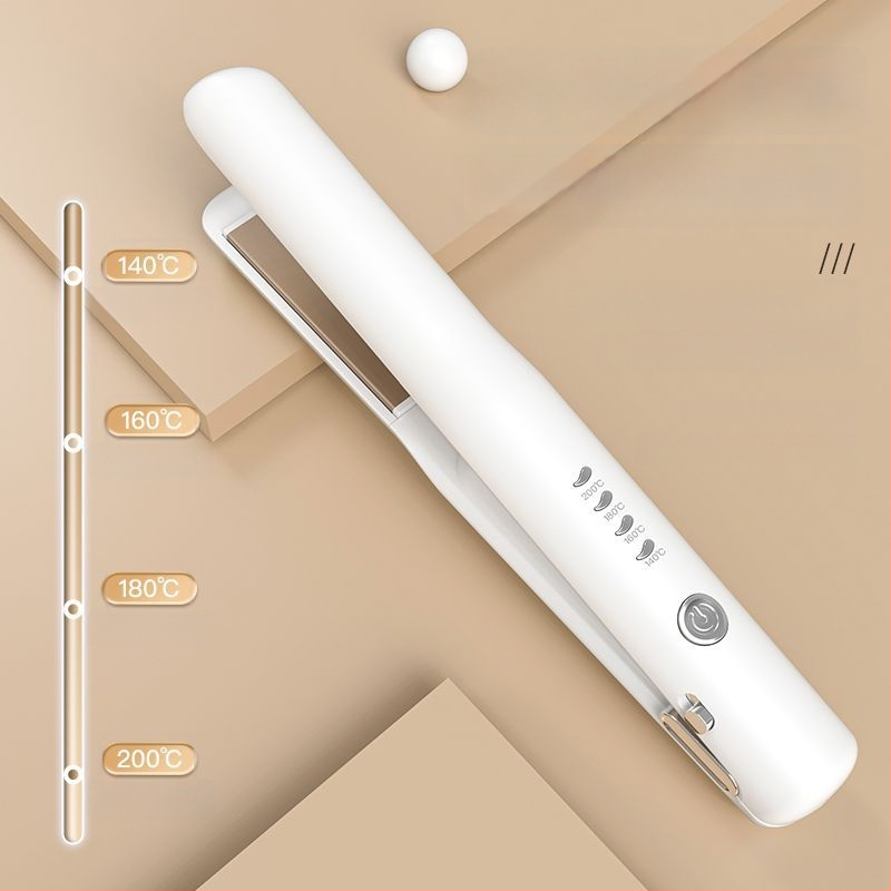 Mini juhtmevaba juukseid sirgendav ja lokitang, turmaliin-keramistsed kuumutusplaadid (plaatide Ø 16–20 mm; 22W; 5V; juhtmevaba laadimine)