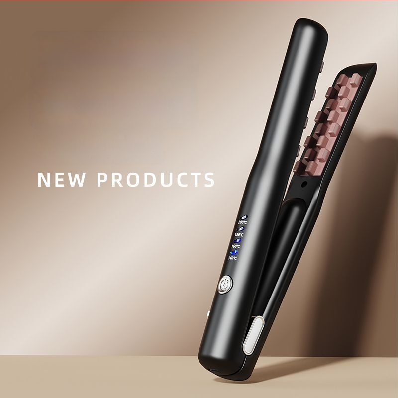 Mini juhtmevaba juukseid sirgendav ja lokitang, turmaliin-keramistsed kuumutusplaadid (plaatide Ø 16–20 mm; 22W; 5V; juhtmevaba laadimine)