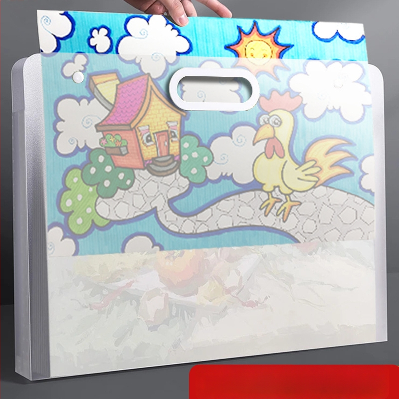 Brėžinių dėžutė, PP medžiaga, 1 puslapis, įprastas storis