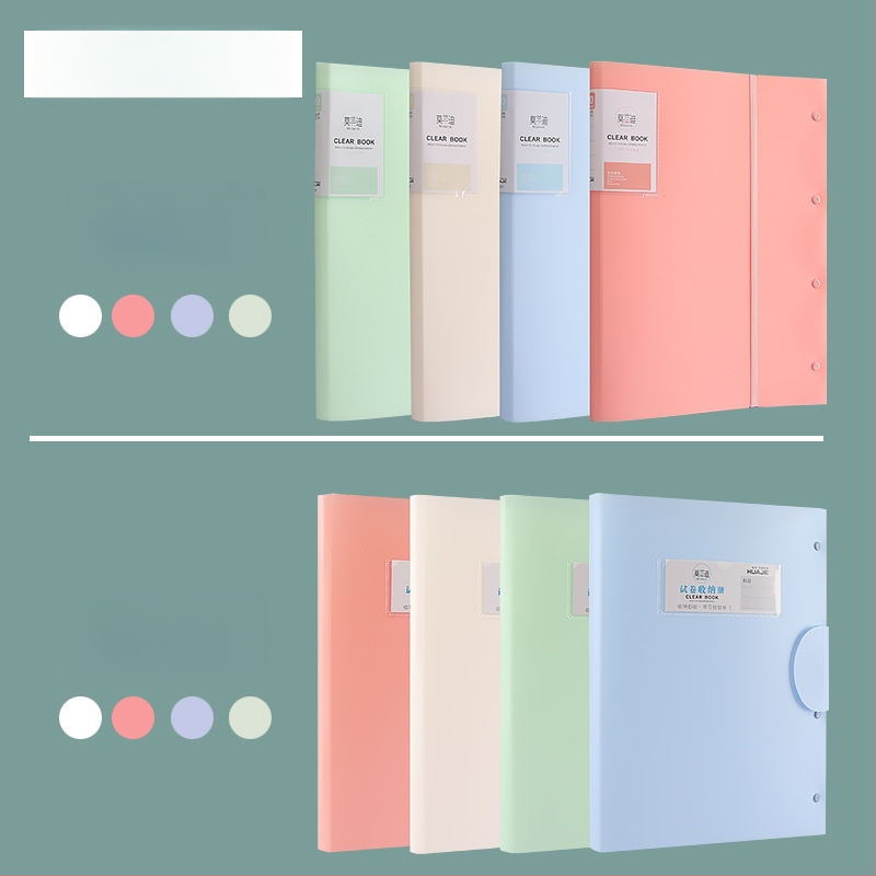 Hua Jie testinių lapų dėklas – plastmasė, spausdintas logotipas, modelis Test Paper Book