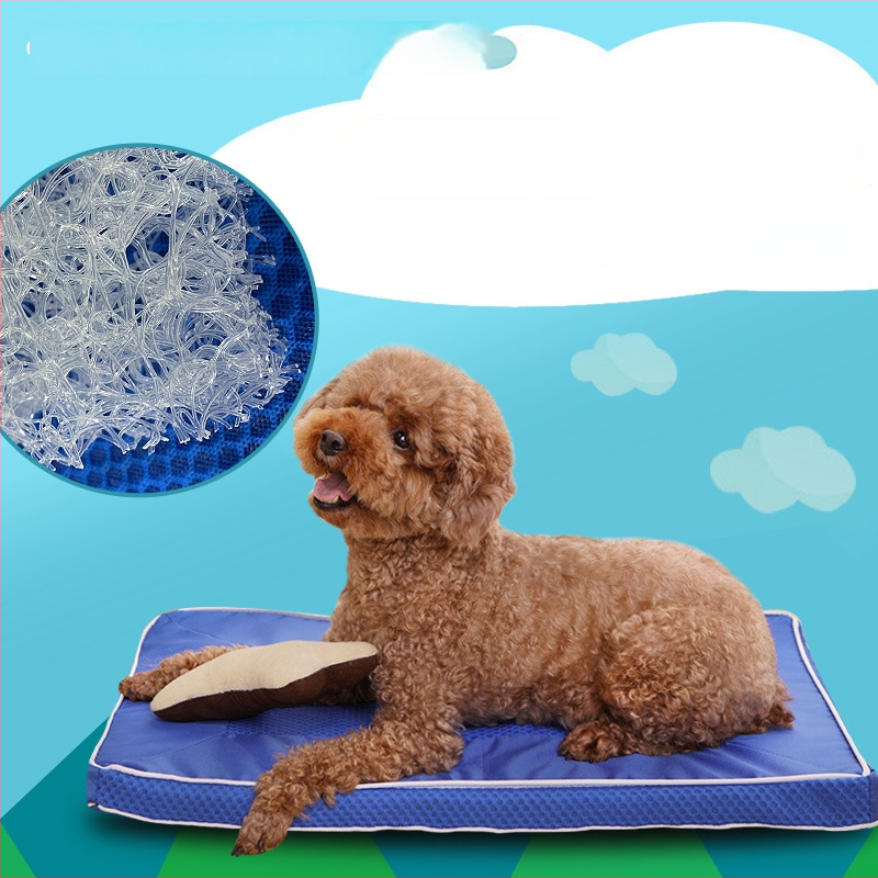 Šunų lova – kvėpuojantis Ice Silk nailonų audinys, skalbiamas, storinta pagalvė, Petalent