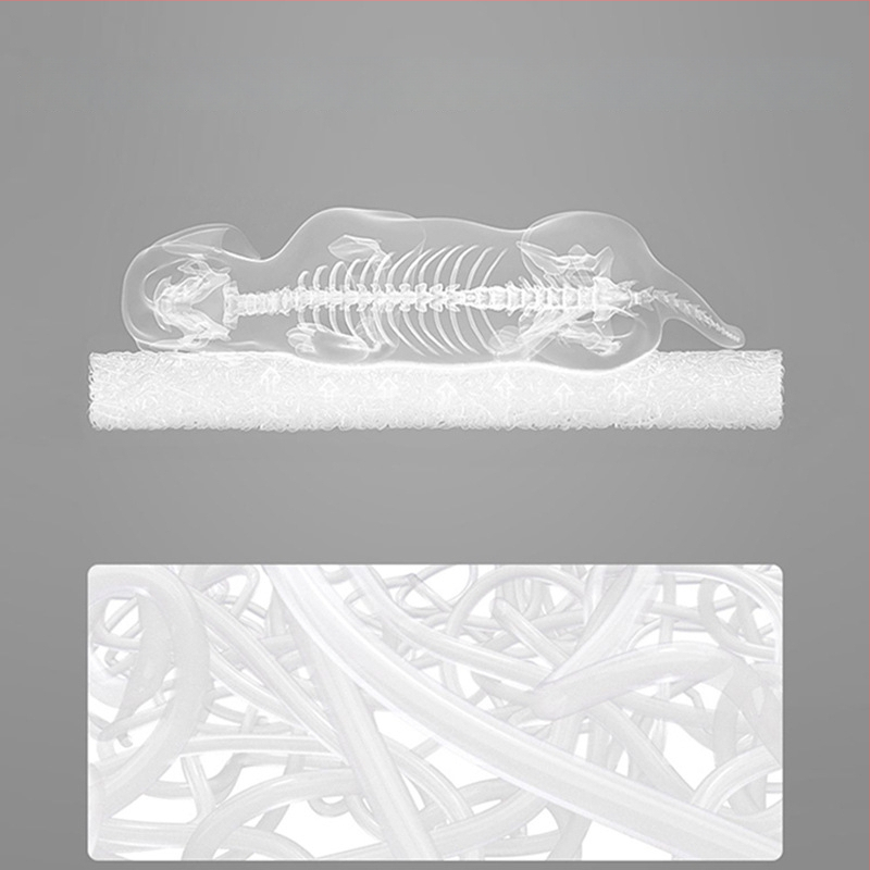 Šunų lova – kvėpuojantis Ice Silk nailonų audinys, skalbiamas, storinta pagalvė, Petalent