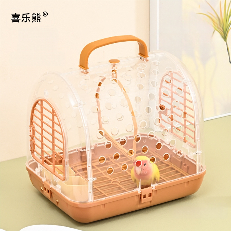 Nešiojamas papūgos išvykos narvas su transporto krepšiu, Prekės ženklas Happy Parrot, Medžiaga: Kitas, Kilmė: Šandongas, Importuota: Ne