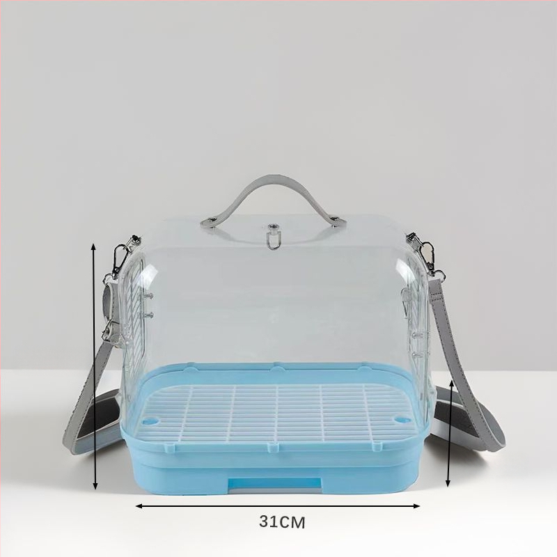 Nešiojamas papūgos išvykos narvas su transporto krepšiu, Prekės ženklas Happy Parrot, Medžiaga: Kitas, Kilmė: Šandongas, Importuota: Ne