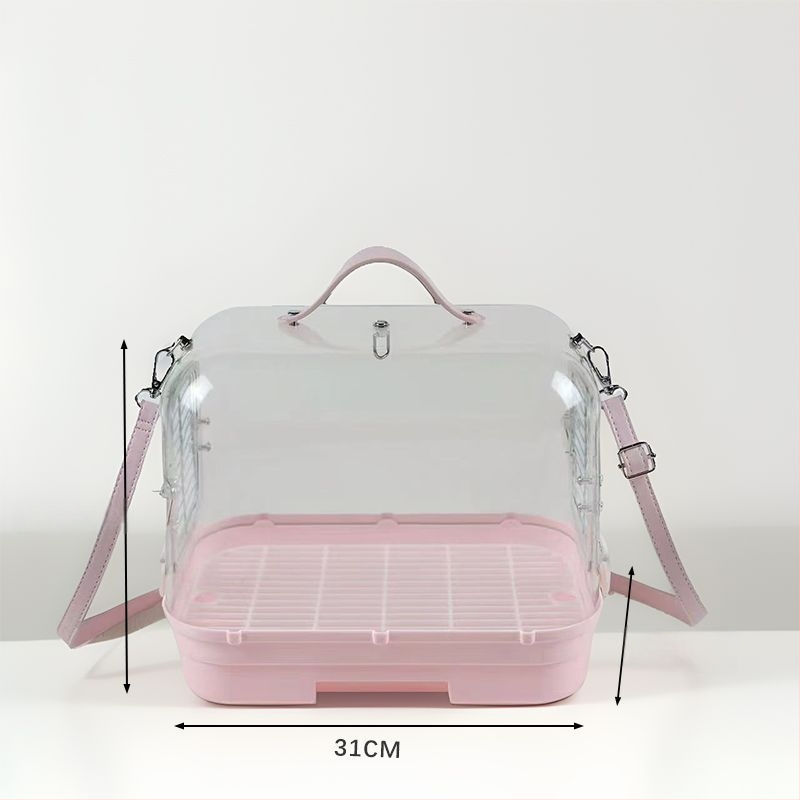 Nešiojamas papūgos išvykos narvas su transporto krepšiu, Prekės ženklas Happy Parrot, Medžiaga: Kitas, Kilmė: Šandongas, Importuota: Ne