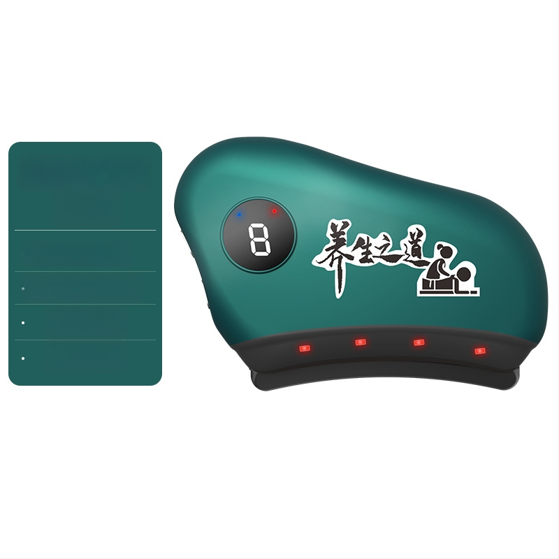 Elektriskā gua sha sejas ierīce ar temperatūras kontroli 30–50°C, modelis JZ-165, USB barošana, ABS korpuss