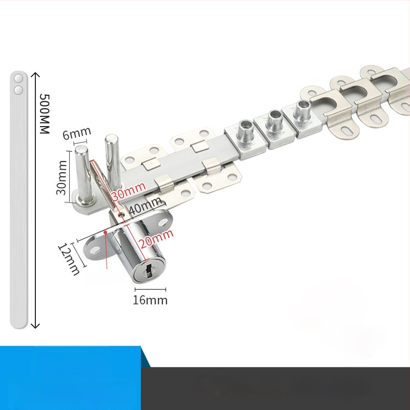 Kolmekordse eeslukuga laua- ja kapplukk — tsink sulam, Gao Yi Hardware