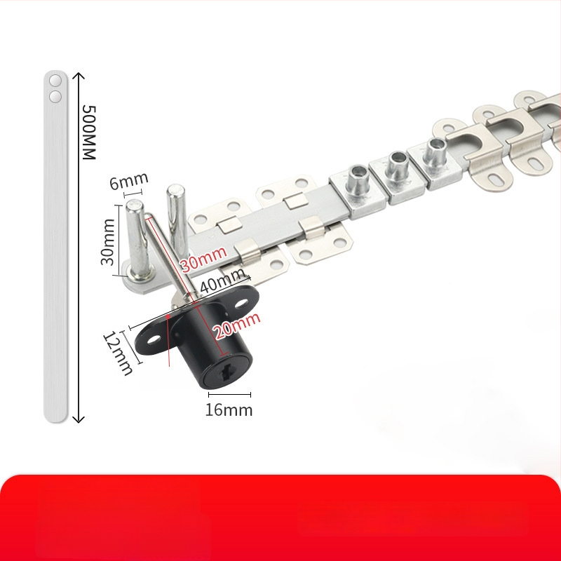 Kolmekordse eeslukuga laua- ja kapplukk — tsink sulam, Gao Yi Hardware
