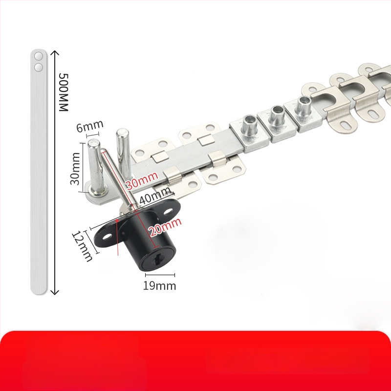Kolmekordse eeslukuga laua- ja kapplukk — tsink sulam, Gao Yi Hardware
