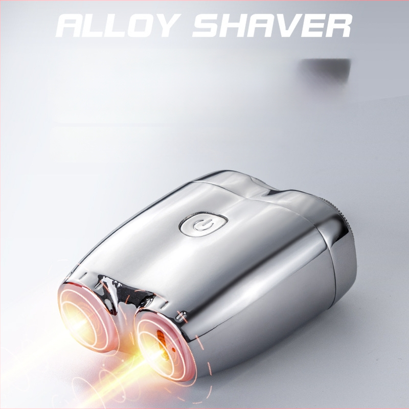 Elektrinis skustuvas su pasukama galvute, dvi peilių galvutės, plūduriuojanti galvutė, viso kūno plovimui, įmontuota 500–800 mAh baterija, 80 min veikimo